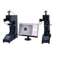 Testeur de dureté Vickers 5-3000HV avec système de mesure automatique par image CCD, 0,5-50 kg, système de contrôle de la cellule de charge à tourelle manuelle automatique