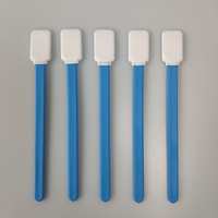 Écouvillons plats en polyester de 125 mm, sans peluches, pour salles blanches, lot de 100 - pour guides CNC, buses d'impression jet d'encre, moules d'injection et articulations de robots
