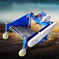 Racines agricoles Oignon Récolteuse de carottes Tracteur à pied Entraînement de pommes de terre Récolteuse efficace d'arachide et d'ail