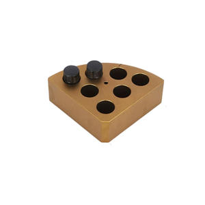 Fan-<b>Shaped</b> Metal Heating <b>Block</b> Module Multi-Hole Test Tube Vial Heating Socket For Magnetic Hotplate Stirrer 3ml 4ml - Product Image 3