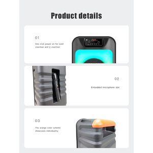 Subwoofer de Karaoke KTS-1853 de 15 Pulgadas, Altavoz <span class=keywords><strong>Edifier</strong></span> con Iluminación LED, Radio Portátil, Carga con Panel Solar, Mini Linterna KTS - Product Image 2