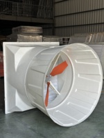 HME Korrosionsbeständiger 1460GT Nutztier-Kühlventilator 62000m³/h 560 U/min Hochleistungs-Axialventilator Wand-/Kanalmontage Kugellager Maßanfertigung