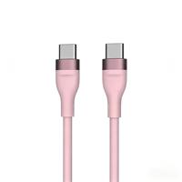 Cable USB A-L de Silicona y Aluminio, Portátil y Ligero, 1m, Certificado MFi, para Teléfono Móvil, Auriculares, Cámara, Computadora, Alta Velocidad