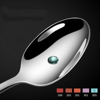 Ensemble de couverts légers en acier inoxydable 304 de haute qualité, couteau, fourchette et cuillère, service de table lourd, vaisselle dorée, prix compétitif
