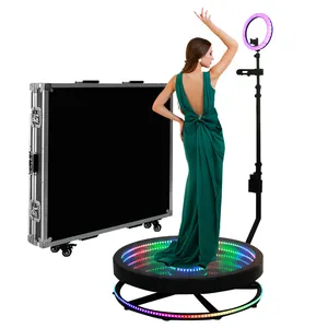 360 cabina video photobooth 360 photo booth motore automatico e controller us warehouse spae spiral background