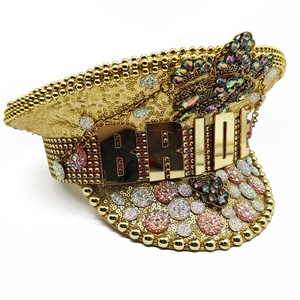 <span class=keywords><strong>Sombrero</strong></span> <span class=keywords><strong>Steampunk</strong></span> hecho a mano de fábrica de Manwu para <span class=keywords><strong>mujer</strong></span> con diamantes de imitación de lentejuelas para fiesta Festival cumpleaños Burning Man Festival para adultos - Product Image 5