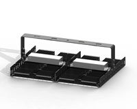 Lampe de tunnel LED professionnelle de la marque Dalai, IP65, étanche, cadre en alliage d'aluminium, garantie de 3 ans, éclairage de tunnel directement de l'usine