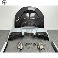 Kits de carrosserie de conversion style spécial en fibre de carbone brillante à tissage sergé pour 458 Italia Spider 2010-2015 – Nouveau pare-chocs précis