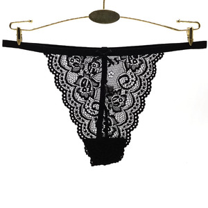 Yun Meng Ni Intimo Sexy per Adulti, Perizoma <span class=keywords><strong>Trasparente</strong></span> in Pizzo, G-string Sexy da Donna - Product Image 6