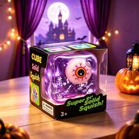 Jouets anti-stress Squishy à remontée lente, série Noël et Halloween, motif Père Noël en maltose, best-seller transfrontalier