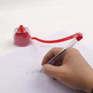 Custom Logo Plastic Promotional Desk Holder <b>Table</b> Counter Ballpoint Pen - Product Image 6