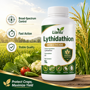 Lianlu Lythidathion Fosthiazate 95% TC 10% GR <span class=keywords><strong>Fungicida</strong></span> Nemático Organofosfato Líquido para el Control de Plagas del Suelo - Product Image 3