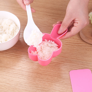 <span class=keywords><strong>Kit</strong></span> de moules à onigiri en plastique, presse à boulettes de riz motif dessin animé, moule à nori, boîte à bento, outils de cuisine <span class=keywords><strong>pour</strong></span> enfants, kits de préparation de sushis DIY - Product Image 4