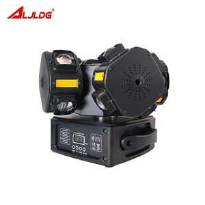 혁신적인 200W LED 4헤드 소형 암 타이거 무대 조명은 호랑이 줄무늬 레이저 빔 스트로브 4-in-1 기능을 제공합니다. - Product Image 2