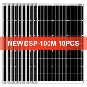 <span class=keywords><strong>Dokio</strong></span> 100w 12V Panneau solaire en verre trempé monocristallin pour la maison Panneau solaire étanche 18V Chine - Product Image 1