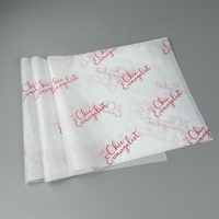 Papier de soie d'emballage pour vêtements, vierge, recyclable, imperméable, floral, avec logo personnalisé imprimé de haute qualité