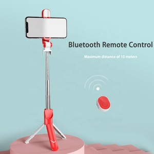 <span class=keywords><strong>Fancy</strong></span> 3-trong-1 tích hợp selfie thanh đầy màu sắc điện thoại thông minh perche với ánh sáng LED thép không gỉ <span class=keywords><strong>Tripod</strong></span> Baton de Selfie con luz - Product Image 4