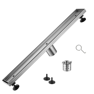 Inserts <span class=keywords><strong>pour</strong></span> carrelage en acier inoxydable certifié WaterMark 304 canaux <span class=keywords><strong>de</strong></span> sol linéaires avec couvercle amovible <span class=keywords><strong>grille</strong></span> <span class=keywords><strong>de</strong></span> vidange <span class=keywords><strong>pour</strong></span> salle <span class=keywords><strong>de</strong></span> bain - Product Image 2