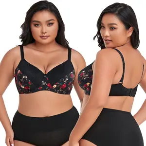 BINNYS Spandex Sous Vetements Femmes Soutien-Gorge Grande Taille En Coton Push Up Bralette vraiment mince rembourré soutien-gorge pour Femmes