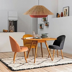 Lámpara colgante de bambú de estilo chino, redonda, E27, LED, de un solo cabezal, para casa de té, sala de estar Zen, restaurante, balcón - Product Image 4