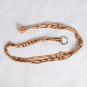 Colgador de Cuerda de Algodón Tejido a Mano para Decoración Interior y Exterior, Dropshipping, Diferentes Tamaños, Bolsa de Red para Colgar Macetas - Product Image 6