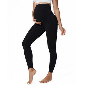 Like The Xixi Maternity Yoga Pants Black High Elasticity Support For Pregnant Women - Product Image 2