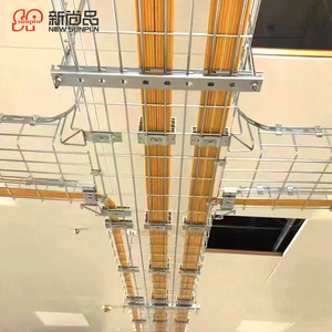 大容量丝网电缆桥架支撑系统镀锌钢电力系统电缆管理 - Product Image 6