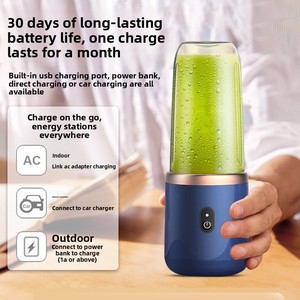 휴대용 소형 전기 믹서기, 학생 가정 차량용 다기능 충전식 믹서 컵 도매 - Product Image 3