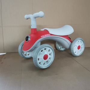 Vélo d'équilibre pour enfants de <span class=keywords><strong>1</strong></span> à 3 ans sans pédales, draisienne à quatre roues pour bébé, trotteur pour bébé, voiture à roulettes pour bébé - Product Image 5
