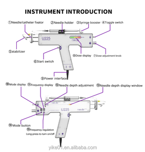 Anti-Aging Nano Crystal U225 Hair Mesotherapy Gun Needleless Injection Device for PRP Mesotherapy - Product Image 6