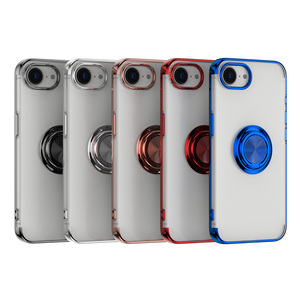 Electroplated Ring Holder Chrome Shockproof Phone case Cover for <strong>iPhone</strong> 16E/17E/17 Pro, for Galaxy S26 360 Rotating Stand case - Product Image 6