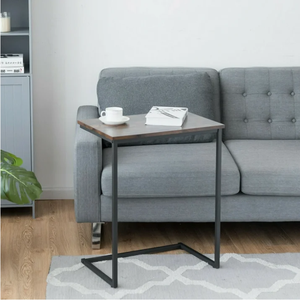 End Side khay cà phê sofa bảng hình chữ C máy tính xách tay TV Snack đứng với khung kim loại - Product Image 4