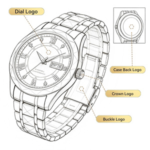 Montre de luxe classique pour homme T8383S, étanche, avec cadran tonneau, mouvement à quartz et bracelet en cuir, style antique et simple, idéale comme cadeau - Product Image 5