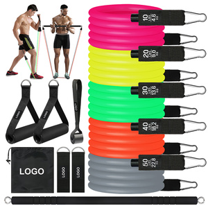 Juego de Bandas de Resistencia de Látex de Alta Elasticidad, Equipo de Ejercicio de Alta Resistencia para Yoga y Pilates - Product Image 2