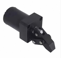 Cylindre hydraulique en acier de petite taille personnalisé Sanjia HLC-FA32, cylindre à levier, placage au chrome dur, pression de 7 MPa, garantie d'un an, noir