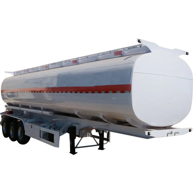 Hoge Kwaliteit 5 As Tanker Trucks Brandstoftank Transport Truck Oplegger Met 3 Jaar Garantie