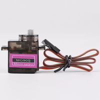 Micro-moteur servo à engrenages métalliques MG90S 14g, actionneur de direction inclinable, version améliorée du SG90 pour avion RC à aile fixe et robot