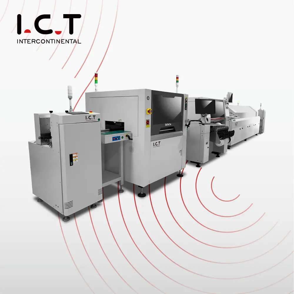 SMT High-Speed PCB Assembly Machine Line Solução SMT Full-Auto Linha SMT Linha de produção automática PCB para montagem PCB
