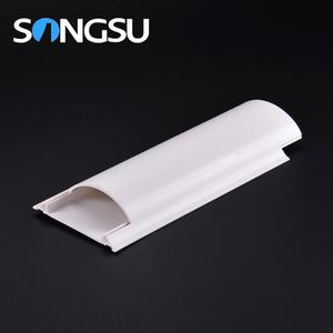Songsu thương hiệu dễ dàng gắn đóng cửa nhựa tường cáp dây Bìa <span class=keywords><strong>PVC</strong></span> hệ thống dây điện Duct <span class=keywords><strong>ARC</strong></span> tầng - Product Image 3