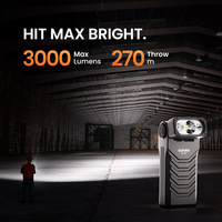 Nueva Linterna LED Magnética Sofirn ST2, 3000lm, IP68 Resistente al Agua, 3 en 1, Giratoria, Recargable, Linterna de Trabajo EDC