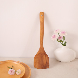 Modern <strong>Olive</strong> Wood 3-Piece Kitchen Spoon Set Dishwasher Safe Eco-Friendly Wine <strong>Cookware</strong> for Party Use QINGZHU Brand - Product Image 4