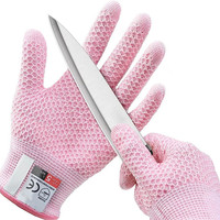 Gants de découpe de poisson à motif ananas, résistants aux coupures, antidérapants et résistants à l'abrasion, 5 niveaux de protection, qualité alimentaire, pour la boucherie manuelle