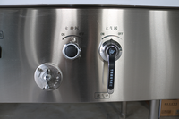Meilleure vente d'usine Cuisinière en acier inoxydable à 1 brûleur Friteuse électrique Gaz GPL Équipement de cuisine commerciale pour hôtels en plein air