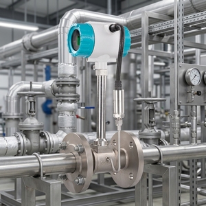 Digital Split Stainless Steel Compressed Air <b>Flow</b> <b>Meter</b> Integrator RS485 Flowmeter DN50 <b>Flow</b> <b>Meter</b> - Product Image 1