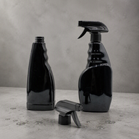 Bouteille pulvérisateur à gâchette en plastique PET de 500 ml, flacon pulvérisateur vide à gâchette pour produits de nettoyage domestique, logo personnalisé