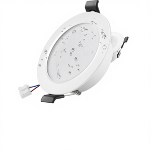 Spot LED Encastrable Blanc Chaud 3500K IP65 Anti-Éblouissement pour Plafond de Salle de Bain, Angle de Faisceau 120 Degrés, Corps en Plastique - Product Image 1