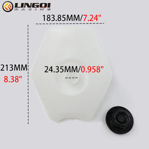 Tanque de combustible de plástico para motocicleta LINGQI con cubierta para Pocket Bike Minimoto Mini Moto Crosser <span class=keywords><strong>Motocross</strong></span> - Product Image 2