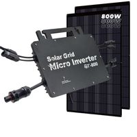 GCSOAR Système de micro-onduleur en aluminium moulé sous pression IP66 800W avec certificat VDE