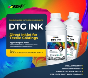 High Quality 1000ML Textile <strong>DTG</strong> For <strong>Ink</strong> For Garment Printer Water-Based Excellent Color Fastness For EPSON Xp600 I3200 Print Hea