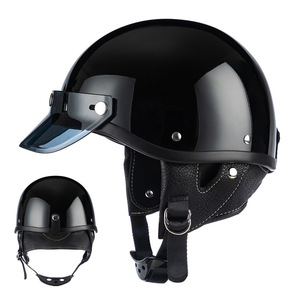 <span class=keywords><strong>Casque</strong></span> de <span class=keywords><strong>moto</strong></span> rétro japonais transfrontalier, demi-<span class=keywords><strong>casque</strong></span> de sécurité pour hommes et femmes, ajustement universel, modèle 2024 - Product Image 3